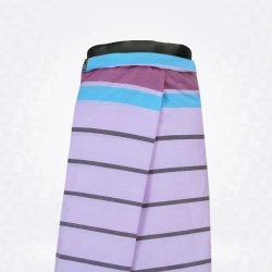 White Dusky Purple Ring Cotton Lungi